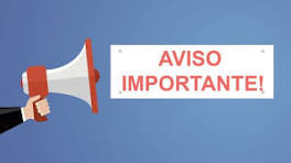 AVISO IMPORTANTE 