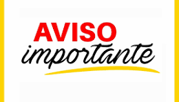 AVISO IMPORTANTE 